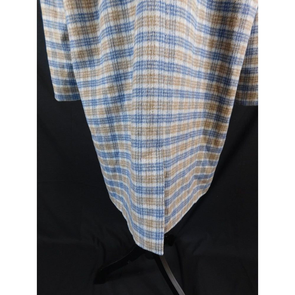 Cotton On 2 Button Plaid Long Coat NWT Size 12 - Picture 9 of 14
